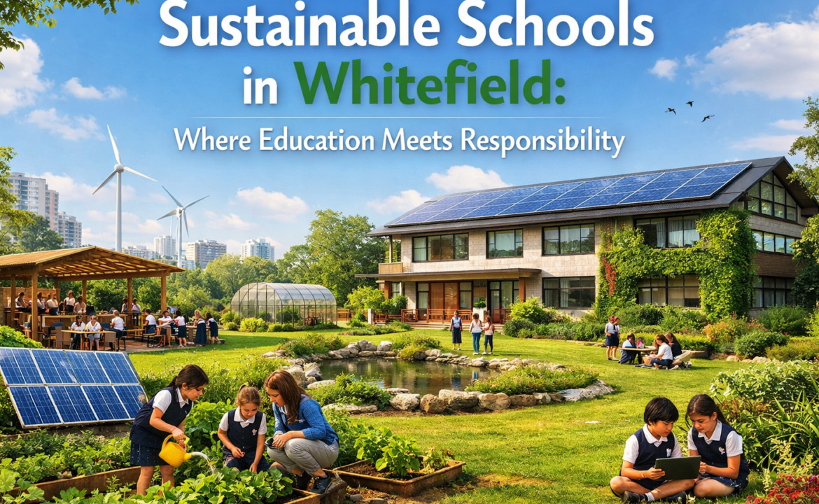 Sustainable Schools in Whitefield: Where Education Meets Responsibility